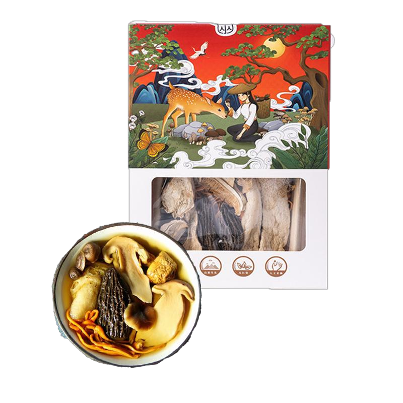 八鲜过海菌汤包    